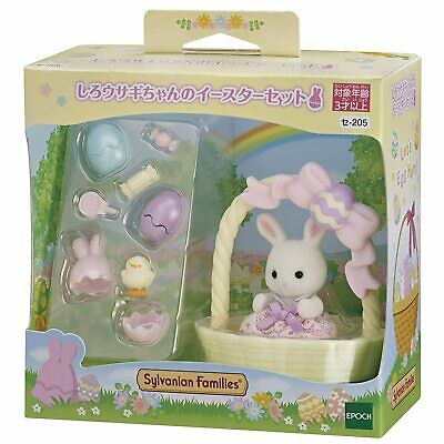 Sylvanian Families White Rabbit Baby Easter Set Se-205 2020 Calico Critters