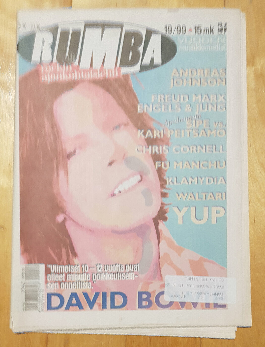 Finnish Rumba Magazine 19/1999 : David Bowie Cover